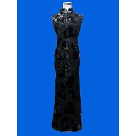 Click here to buy East delicacy premium silk velvet dress by Bitablue.