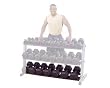 Body Solid GDRT60 Optional 3rd Tier for GDR60 Dumbbell Rack