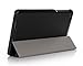 Exact Slender Series Ultra Slim Lightweight Smart-shell Stand Case for Lenovo ThinkPad 8 Black