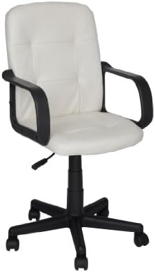 NRFI Ergonomically Comfortable Task Chair High-end Adjustable Home Desk Chair with Arms(Cream)