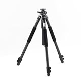 Produkt-Bild: Giottos GTMTL8361B Professionelles Karbon Stativ (1,85 kg Gewicht, 8 kg max. Belastbarkeit, 170 cm max. Auszugsh&ouml;he) schwarz