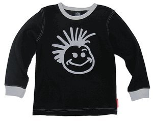 Knuckleheads, Haight Logo Thermal Tee - Toddler - Black - 2T