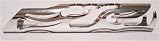 Maddog Designz Aluminum Ion Body - Flames - Polished Silver