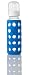 Lifefactory Glass Baby Bottle with Silicone Sleeve Ocean Blue, 9 Ounce