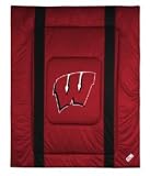 Wisconsin Badgers Sideline Jersey Bed Comforter NCAA