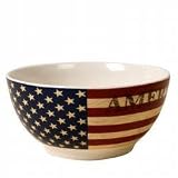 Country Pride Bowl by Arkansas Flag and Banner