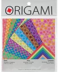 Bulk Buy: Yasutomo Paper (3-Pack) Fold 'Ems Origami Paper 5.875' 20/Pkg Dots W/Pearlescent Colors 4803