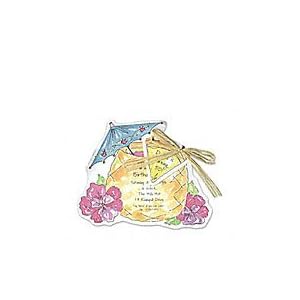 Pineapple Drink & Slice Adult Birthday Invitations