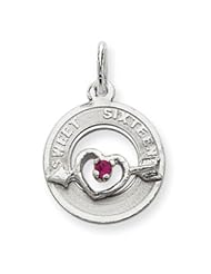 Sterling Silver Sweet Sixteen Charm QC2457"