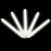 Lumistick 6 Inch Standard Glow Sticks with Strings - Kids Safe & Non-Toxic Light Up Sticks - Illuminating Luminescent Bulk Sticks - Glows in The Dark Chem Lights (White, 25 Glow Sticks)