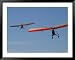 Hang Glider Being Towed Aloft by an Ultralight Aircraft Framed Art Poster Print by Skip Brown, 49x39