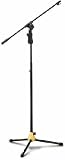 Hercules MS651B Tripod Base Boom Mic Stand with 2-in-1 Boom Clamp