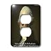 Rick London Famous Wisdom Quote Gifts - George Washington - George Washington - Actions, Not Words Wisdom Quote Gifts - Light Switch Covers - 2 plug outlet cover