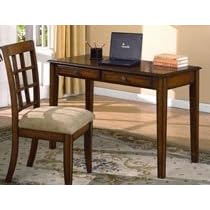 ORE International Hawthorne Home Office Desk Chair Set (Walnut) EC5148 by ORE