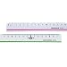 Rumold 937015 Schul- und B�rolineal 15 cm silber Aluminium