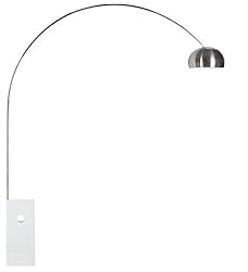 Street-ArcoStyleMarbleFloorLamp(White)