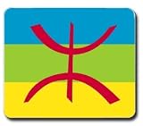 Kabyle Berbers Algeria Flag Mousepad Mouse Pad Mat