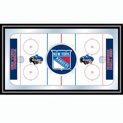 NHL New York Rangers Framed Hockey Rink Mirror