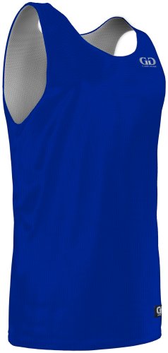 MP993 Men's Tank Top Polyester Micromesh Jersey-Uniform is Reversible to White