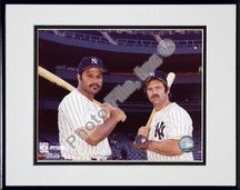 Photo File New York Yankees T. Munson & C. Chambliss Framed Photo