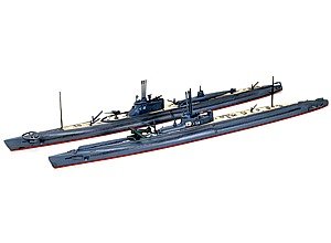 1/700 ウォーターライン 伊 16&伊 58 (453)