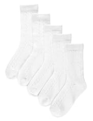 5 Pairs of Cotton Rich Pelerine Socks