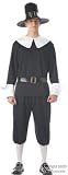 Adult Pilgrim Man Halloween Costume (Medium 40-42)