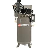 - Campbell Hausfeld Fully Packaged Air Compressor - 5 HP, 16.6 CFM @ 175 PSI, 208-230/460 Volt Three Phase, Model# CE7051FP