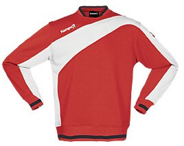 Kempa Handball Sweatshirt Ambition Training Top rot/weiss/schwarz Größe: XL
