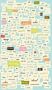Great Escape Word Fetti Stickers-70/Pkg