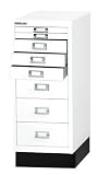 Produkt-Bild: Bisley Schubladenschrank Multidrawers 29er Serie 8 Sch&uuml;be reinwei&szlig;