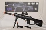 SM6 Style Spring Rifle with Electronic Scope & BiPod