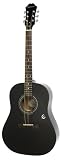 Epiphone AJ-100 Jumbo Acoustic Guitar, Ebony