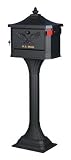 Gibraltar - Cast Aluminum Pedestal Mailbox Gibraltar - Cast Aluminum Pedestal Mailbox