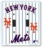 New York Mets double light switch plate
