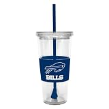 NFL Buffalo Bills Lidded Cold Cup with Straw