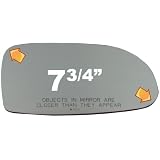1995 - 2003 FORD TRUCK WINDSTAR Convex Passenger Side Replacement Mirror Glass by Automotive Mirror Glass