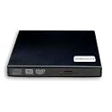 External Slimline USB DVD / DVD+-RW / CD-RW / CDRW Disk Drive Burner / Rewriter for Samsung NC10 / Elonex Netbook - Black