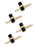 14K Gold Onyx Tuxedo Shirt Stud Set