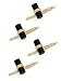 14K Gold Onyx Tuxedo Shirt Stud Set