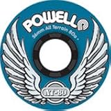 Powell Wings All Terrain 56mm Skateboard Wheels 80a-Blue (Set Of 4)