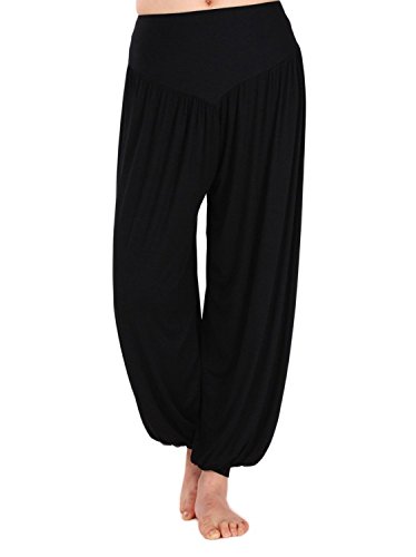 Chendvol Women's Modal Cotton Soft Yoga Sports Dance Harem Pants