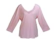 Ralph Lauren Milan Pink Ribbed Shirt w/Lace Trim 1X