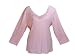 Ralph Lauren Milan Pink Ribbed Shirt w/Lace Trim 1X