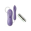 California Exotics / Swedish Erotica Elle 10 Function Clitoral Dancer Purple Bullet Adult Sex Toy Kit