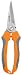 Westcott Elite Stainless Steel Utility Snips,8 Inches, Orange/Gray (47217)