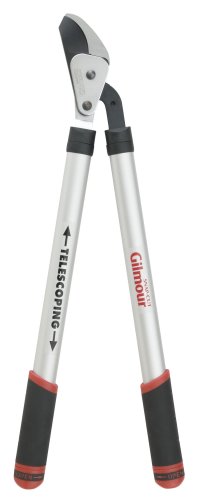 Gilmour Telescoping Gear Driven Bypass Lopper, 1-1/4 Inch Cutting Capacity, # 65T, Aluminum