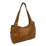 Piel Rainbow Work Tote (Saddle)