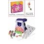 spotz button maker creator machine bundle with door bell and keychain expan