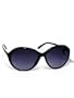 ALFANI Iris Sunglasses Oval Black Plastic